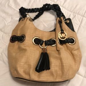 Michael Kors Straw Purse